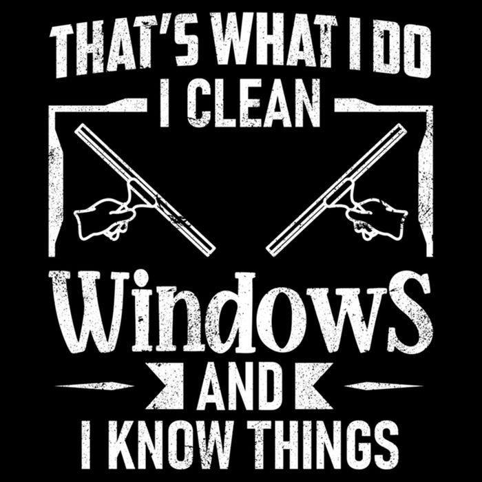 ThatS What I Do I Clean Windows Funny Cleaning Crew Washer Gift Drawstring Bag