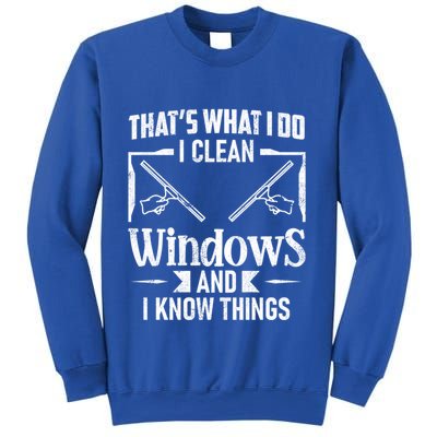ThatS What I Do I Clean Windows Funny Cleaning Crew Washer Gift Sweatshirt