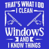 ThatS What I Do I Clean Windows Funny Cleaning Crew Washer Gift 16 in Basic Backpack