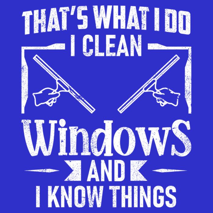 ThatS What I Do I Clean Windows Funny Cleaning Crew Washer Gift Zip Tote Bag