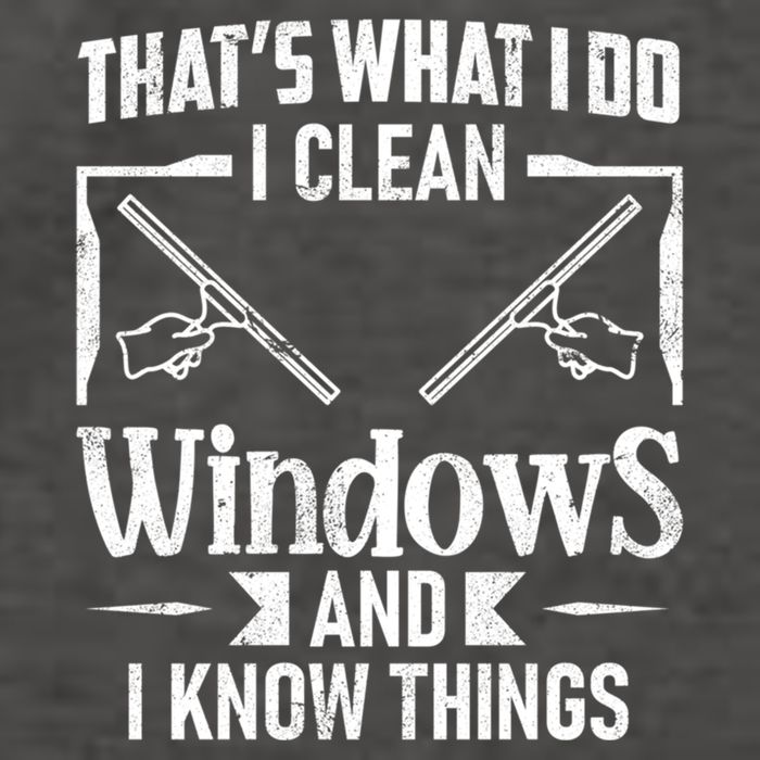 ThatS What I Do I Clean Windows Funny Cleaning Crew Washer Gift Vector Backpack
