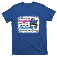 Thats What I Do I Memaw I Know Things Gender Reveal Cute Gift T-Shirt