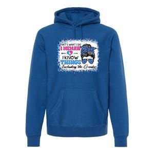 Thats What I Do I Memaw I Know Things Gender Reveal Cute Gift Premium Hoodie