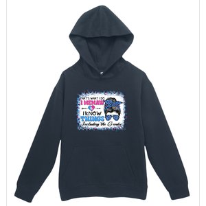 Thats What I Do I Memaw I Know Things Gender Reveal Cute Gift Urban Pullover Hoodie