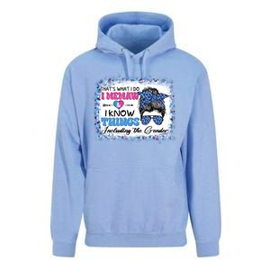 Thats What I Do I Memaw I Know Things Gender Reveal Cute Gift Unisex Surf Hoodie