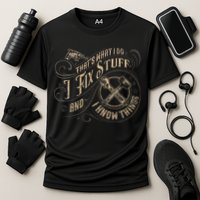 That's What I Do I Fix Stuff And I Know Things Funny Saying Performance Shirt