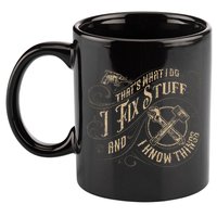That's What I Do I Fix Stuff And I Know Things Funny Saying 11oz C Handle Ceramic Mug