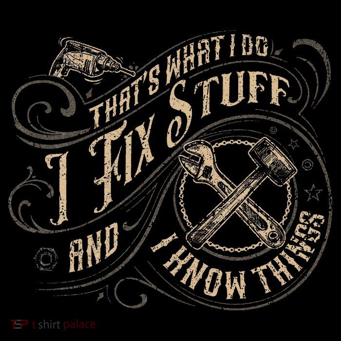 That's What I Do I Fix Stuff And I Know Things Funny Saying Bag