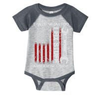 That's What I Do I Fix Stuff And I Know Things American Flag Infant Baby Jersey Bodysuit