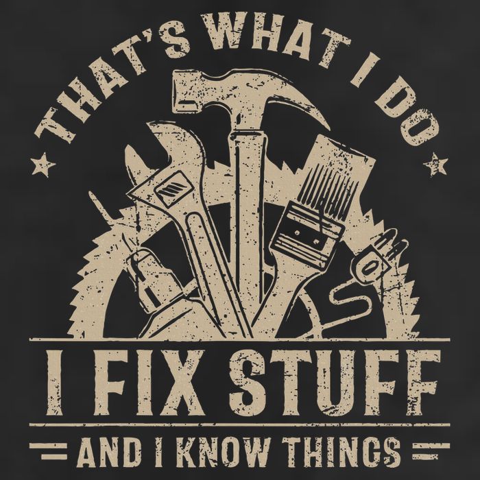 Thats What I Do I Fix Stuff And I Know Things Funny Vintage Hat