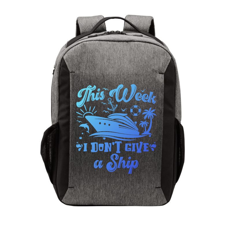 This Week I Don’T Give A Ship Funny Summer Cruise Vacation Great Gift Vector Backpack