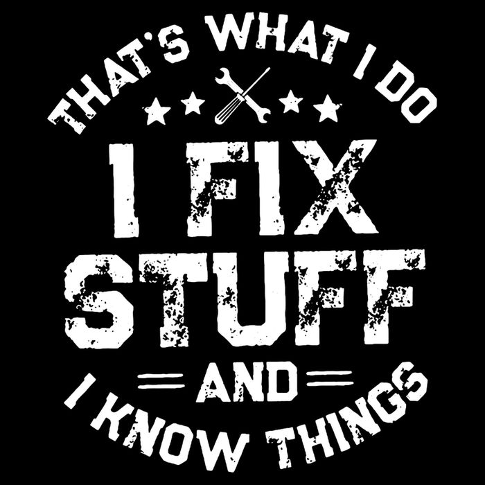 Thats What I Do I Fix Stuff And I Know Things Vintage Daily Commute Backpack