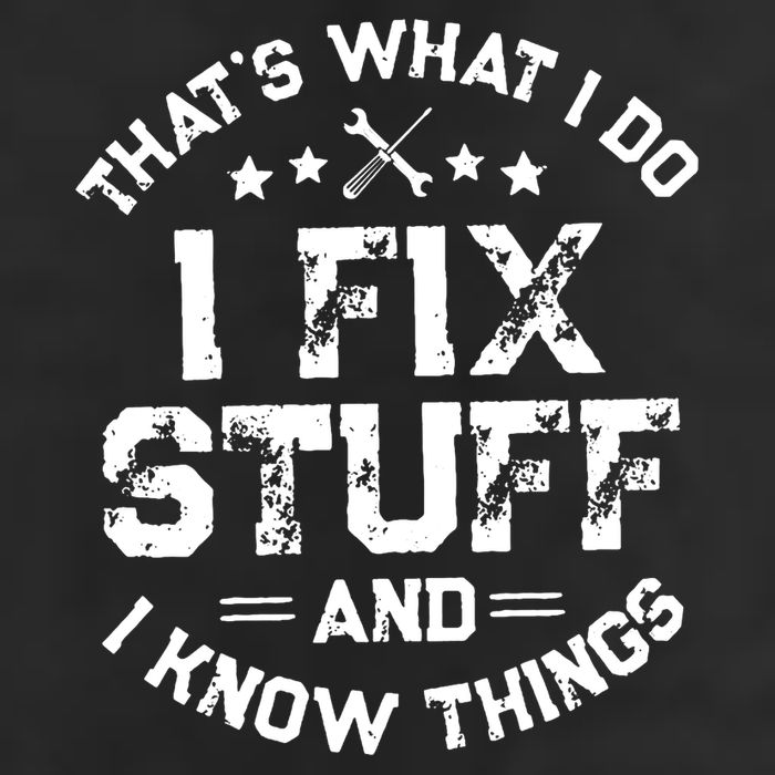 Thats What I Do I Fix Stuff And I Know Things Vintage Beanie