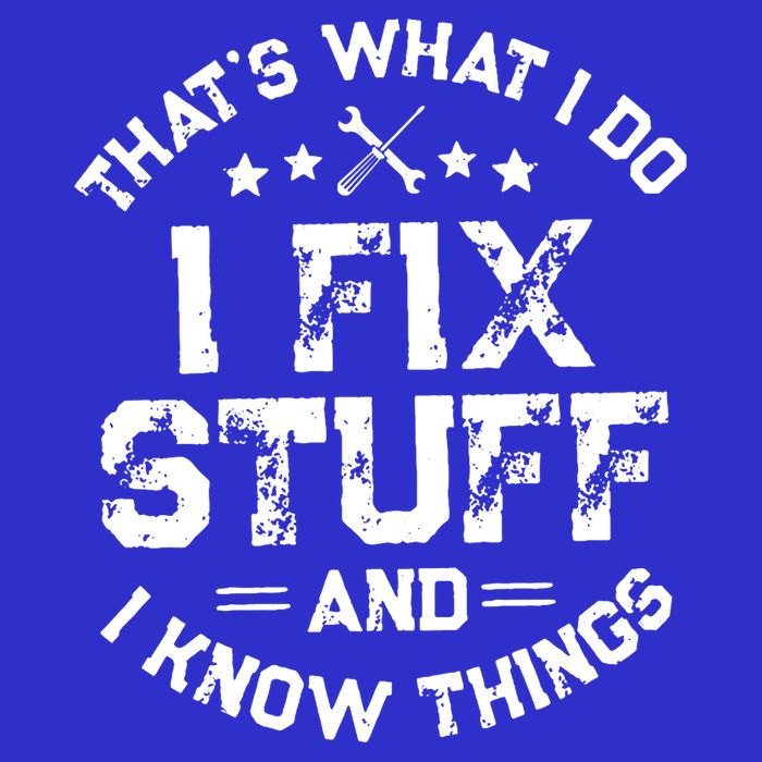 Thats What I Do I Fix Stuff And I Know Things Vintage Baby Bodysuit