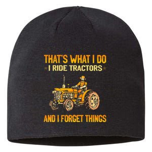 ThatS What I Do I Ride Tractors Sustainable Beanie