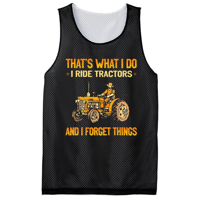 ThatS What I Do I Ride Tractors Mesh Reversible Basketball Jersey Tank