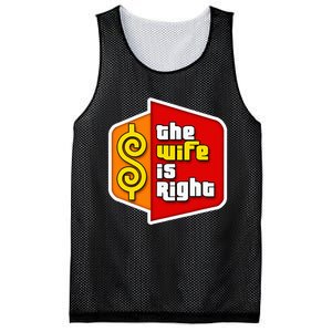 The Wife Is Right Mesh Reversible Basketball Jersey Tank