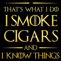 That's What I Do I Smoke Cigars And I Know Things Performance Shirt