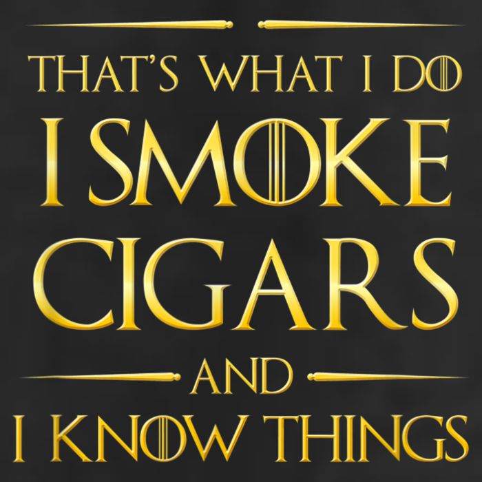 That's What I Do I Smoke Cigars And I Know Things 15oz Campfire Ceramic Mug