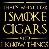 That's What I Do I Smoke Cigars And I Know Things Bag
