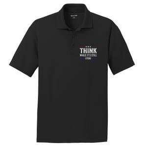 Think While Its Still Legal Tee Think While It's Still Legal PosiCharge RacerMesh Polo