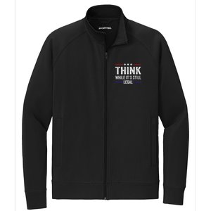 Think While Its Still Legal Tee Think While It's Still Legal Stretch Full-Zip Cadet Jacket