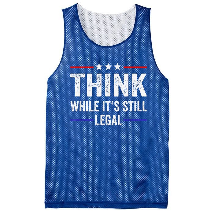 Think While Its Still Legal Tee Think While It's Still Legal Mesh Reversible Basketball Jersey Tank