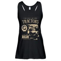 Thats What I Do I Ride Tractors Funny Farmer Cowboy Gift Ladies Essential Flowy Tank