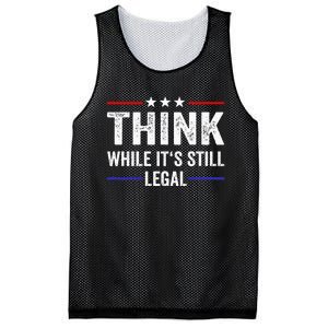 Think While Its Still Legal Think While ItS Still Legal Mesh Reversible Basketball Jersey Tank