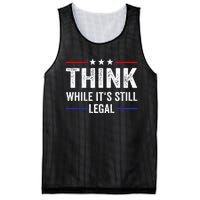 Think While Its Still Legal Think While ItS Still Legal Mesh Reversible Basketball Jersey Tank