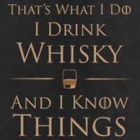 That's What I Do I Whisky And I Know Things Cool Gift Golf Towel
