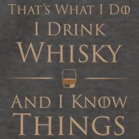 That's What I Do I Whisky And I Know Things Cool Gift Vector Backpack