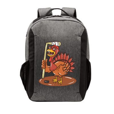 Turkey With Ice Hockey Gift Vector Backpack