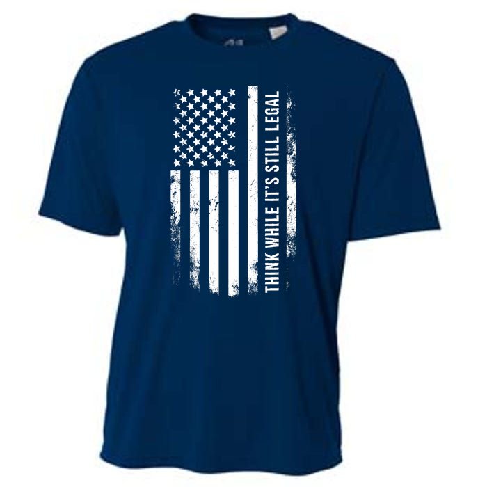 Think While It's Still Legal USA Cooling Performance Crew T-Shirt