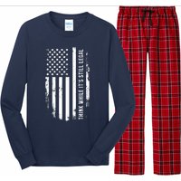 Think While It's Still Legal USA Long Sleeve Pajama Set