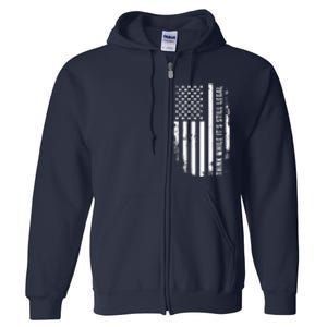 Think While It's Still Legal USA Full Zip Hoodie