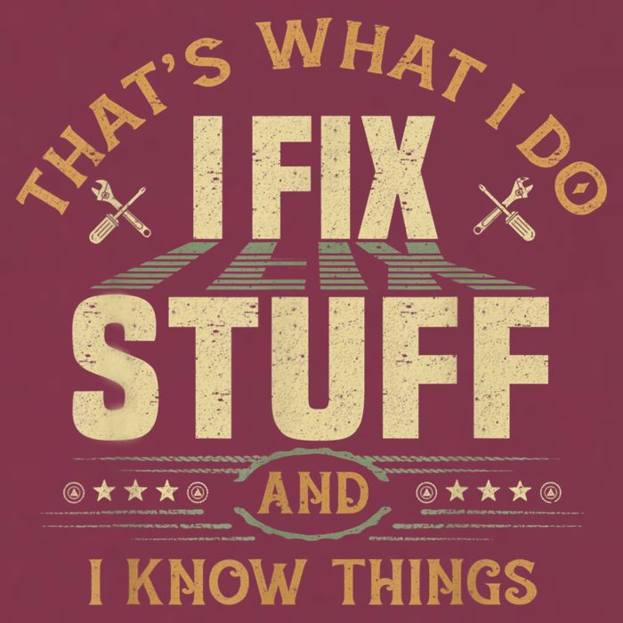 That's What I Do I Fix Stuff And I Know Things Funny Sayin 16oz Travel Tumbler