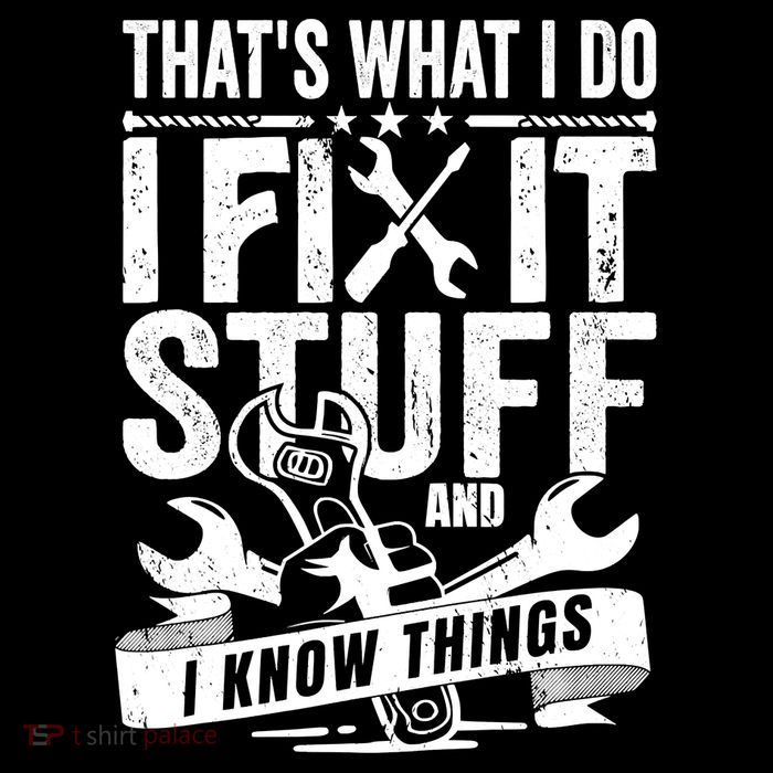 That's What I Do I Fix Stuff And I Know Things Sustainable Knit Beanie