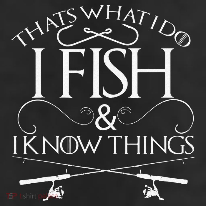 That's What I Do I Fish And I Know Things Fishing 11oz C Handle Ceramic Mug