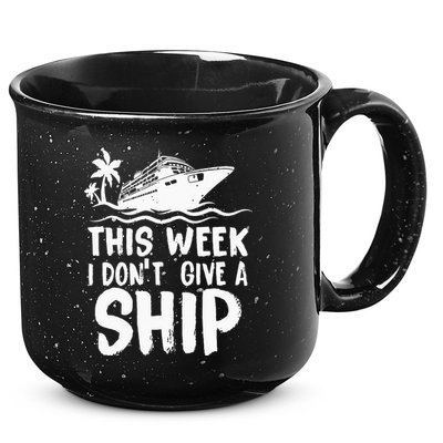 This Week I Don´t Give A Ship Cruise Trip Vacation Funny 15oz Campfire Ceramic Mug