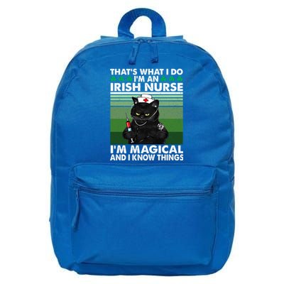 That's What I Do I'm An Irish Nurse I'm Magical Cute Gift 16 in Basic Backpack