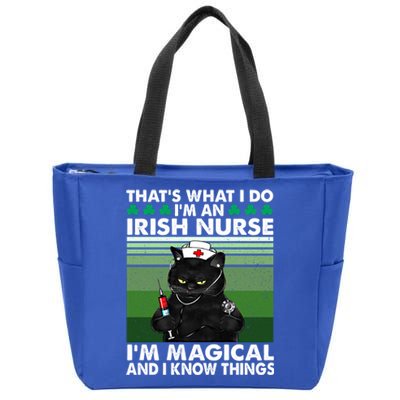 That's What I Do I'm An Irish Nurse I'm Magical Cute Gift Zip Tote Bag