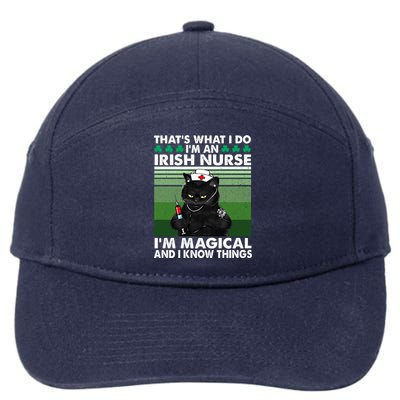 That's What I Do I'm An Irish Nurse I'm Magical Cute Gift 7-Panel Snapback Hat