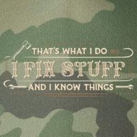 Thats What I Do I Fix Stuff And I Know Things Funny Men Legacy Tie Dye Trucker Hat