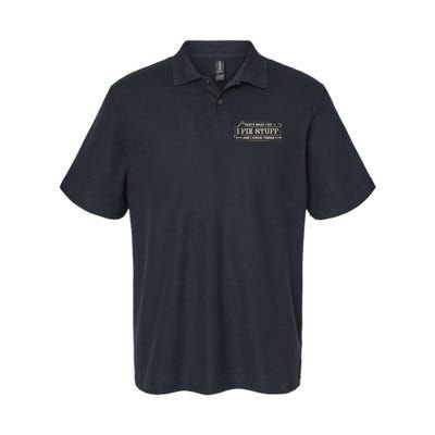 Thats What I Do I Fix Stuff And I Know Things Funny Men Polo