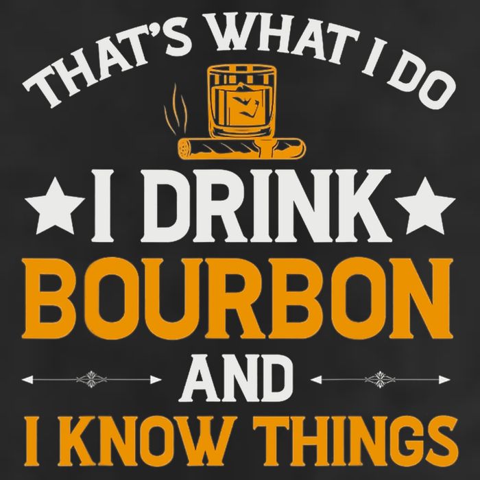 That's What I Do I Drink Bourbon And I Know Things Cool Comfort Performance Bucket Hat