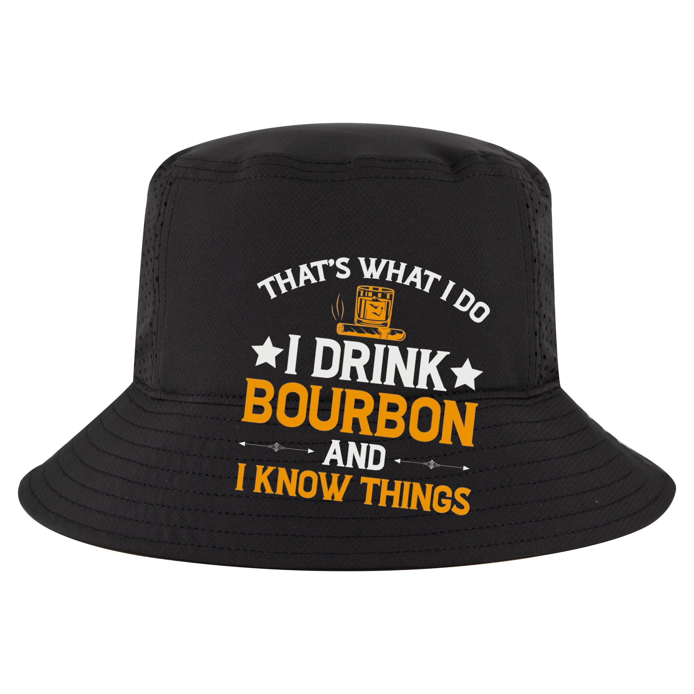 That's What I Do I Drink Bourbon And I Know Things Cropped Pullover Crew