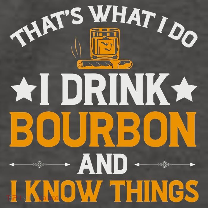 That's What I Do I Drink Bourbon And I Know Things Vector Backpack