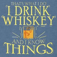 That Was I Do I Drink Whiskey And I Know Things Garment-Dyed Sweatshirt