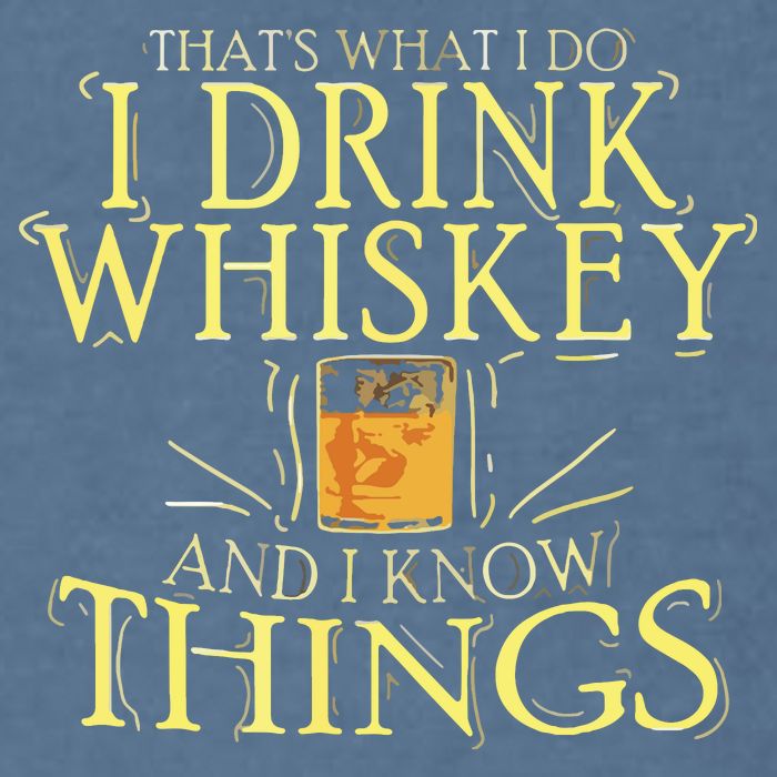 That Was I Do I Drink Whiskey And I Know Things Garment-Dyed Sweatshirt